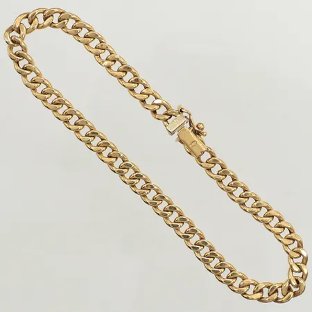 Armband Pansar ca 19,5cm, bredd 5mm, 18K Vikt: 6,8 g