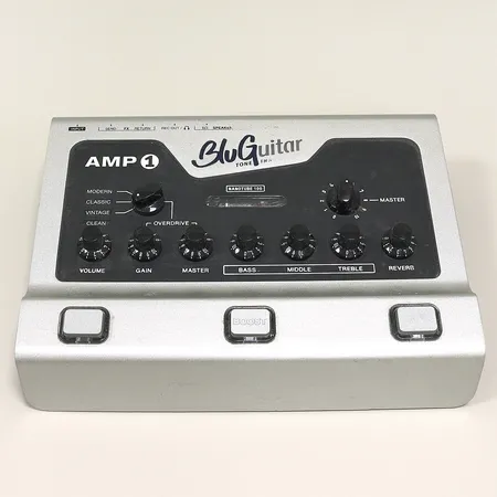 Gitarrförstärkare/pedal BluGuitar AMP1, Silver edition, yttre slitage, inga tillbehör.