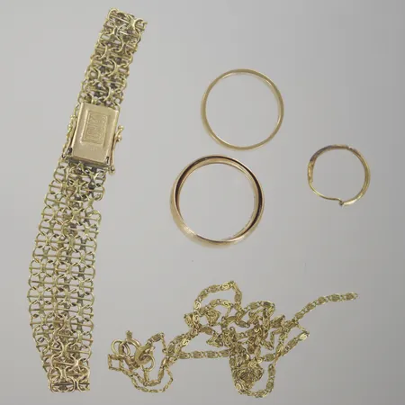 Diverse guld, 18K Vikt: 27,5 g