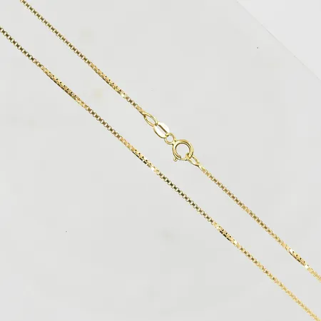 Kedja Venezia, längd 39½ cm, bredd 1 mm, 18K. Vikt: 3,6 g