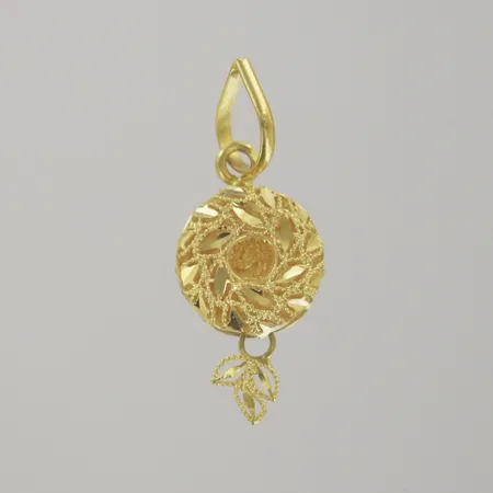 Hänge, längd 3 cm, bredd 12 mm, 21K Vikt: 1,3 g