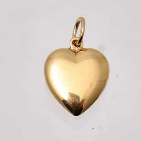  Hänge i 18K guld, Hjärta, mått 12x19mm, vikt 1,89g.