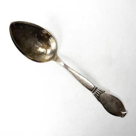 Sked, längd 28cm, svensk importstämpel 1934, silver 830/1000 Vikt: 115,4 g