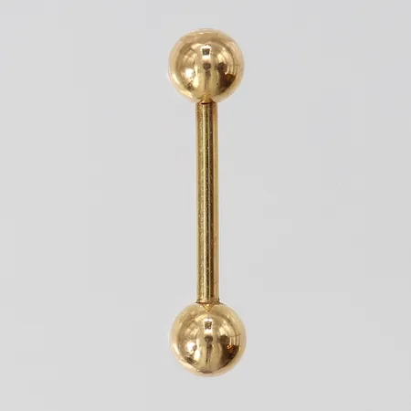 Piercingsmycke, ca24mm, Ø5,5mm, ostämplad, 18K Vikt: 2,7 g