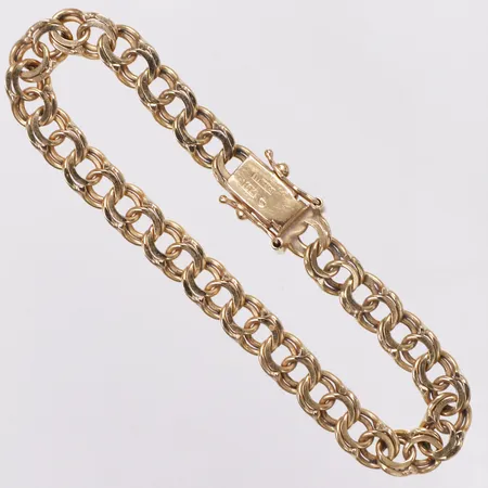 Armband, Bismarck, längd 18,5cm, bredd 7mm, Tonys, 18K Vikt: 17,5 g