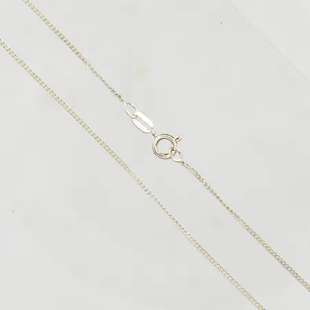 Kedja Pansar, längd 40 cm, bredd 1 mm, 925/1000 silver. Vikt: 1,6 g