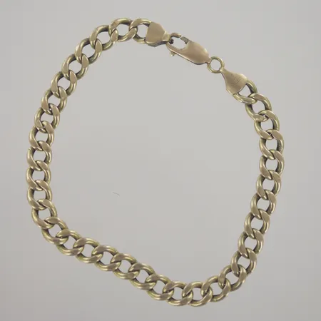 Armband pansar, längd 21 cm, bredd 6,8 mm, öppen ögla till låset, 18K Vikt: 9,4 g