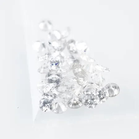 Lösa Diamanter. 0,05ct/st, W-Cr/VS-Si totalt 1,8ct
