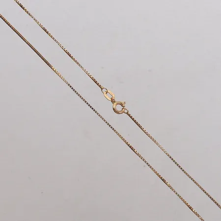 Kedja, Venezia, 47,5cm, bredd: 0,9mm, Guldfynd, 18K Vikt: 2,3 g