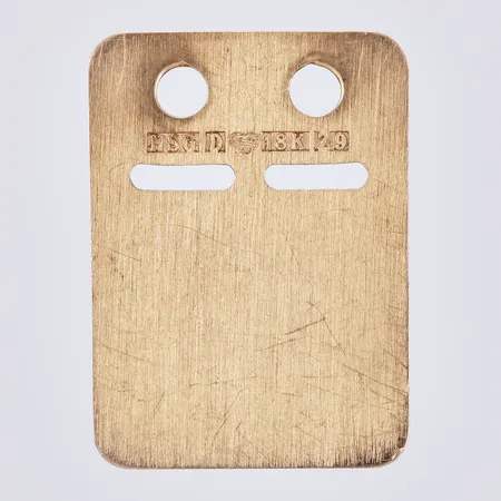 Hänge, ID-bricka, graverad, 18K  Vikt: 1,7 g