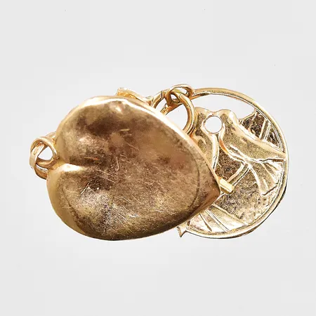 Diverse guld, defekter, sten, 18K  Vikt: 1,6 g