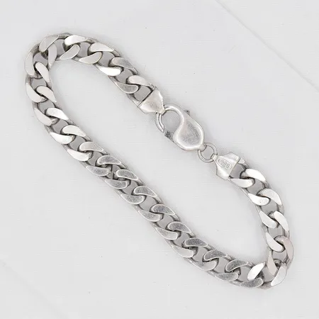 Armband Pansar, 21cm, bredd 7,7mm, silver 925/1000 Vikt: 25,2 g