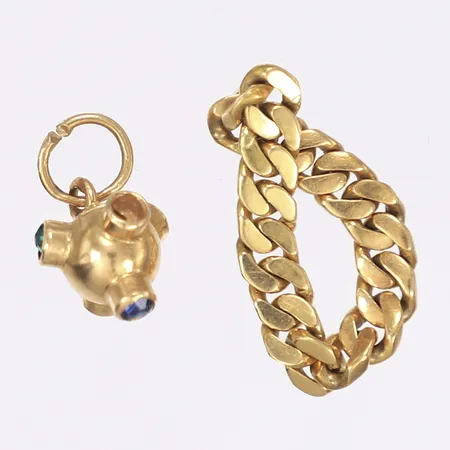 Diverse guld defekt 18K Bruttovikt: 4,6g Vikt: 4,6 g