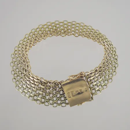 Armband X-länk, längd 18,5 cm, bredd 2 cm, 18K Vikt: 25,9 g