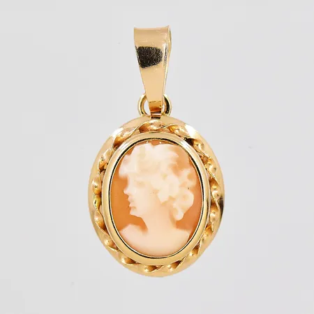 Hänge Camé, 11x20mm inklusive ögla, 18K Vikt: 1,1 g