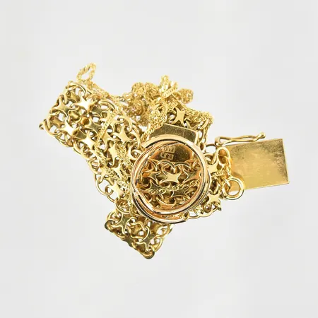 Diverse defekt guld, 18K. Vikt: 11,9 g