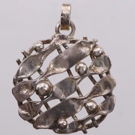 Hänge, Claes Giertta, längd 40,5mm, bredd 31,5mm, Stockholm, år 1988, silver 925/1000 Vikt: 12,5 g