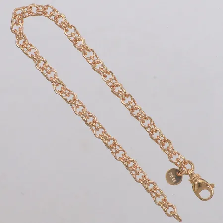 Armband, längd 18,5cm, bredd 4,4mm, 18K  Vikt: 12,5 g