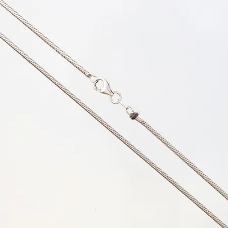 Kedja ormlänk, 61cm, bredd: 1,5mm, silver 925/1000 Vikt: 11,2 g