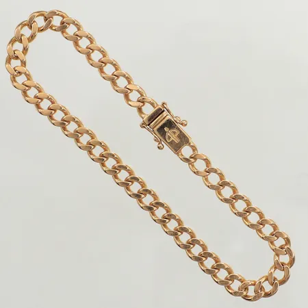 Armband Pansar, längd 20cm, bredd 5,5mm, Balestra, 18K  Vikt: 18,8 g