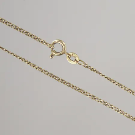 Halskedja pansar, längd 46 cm, bredd 1,5 mm, 18K  Vikt: 4,5 g