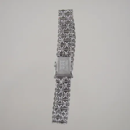 Armband x-länk med stav, längd 19 cm, bredd 10 mm, silver 925/1000 Vikt: 17,9 g