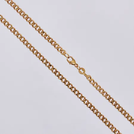 Kedja Pansar, längd: ca 46,5cm, bredd: ca 4mm, 18K Vikt: 9,1 g