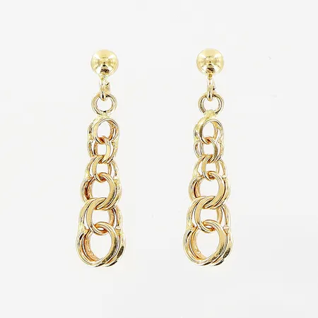 Ett par örhängen Bismarck, 24mm, bredd 2,7-5mm, 18K Vikt: 1,5 g