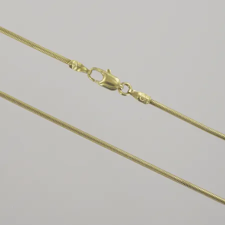 Halskedja, längd 40,5 cm, bredd 1,1 mm, 18K Vikt: 6 g