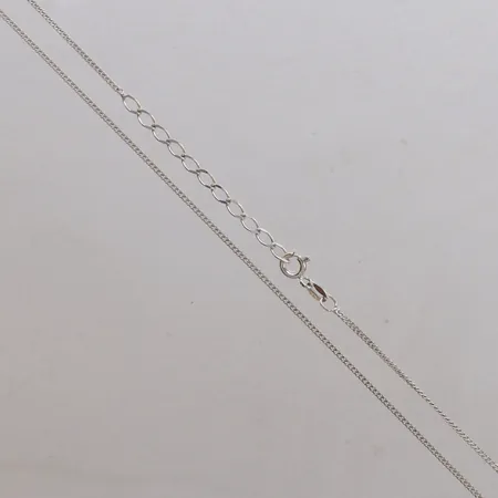 Kedja Pansar, ställbar längd 42-46,5cm, bredd 1,3mm, silver 925/1000 Vikt: 2,7 g