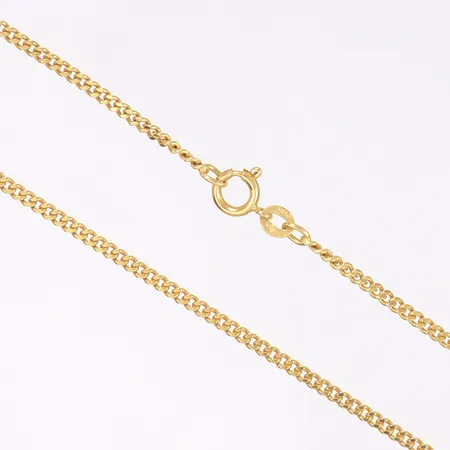 Halskedja Pansar, längd 46cm, bredd 2mm, 18K  Vikt: 0 g