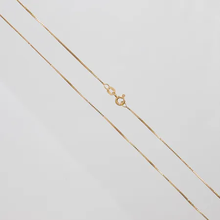 Kedja, Venezia, längd:38cm, bredd 0,6mm, Balestra, 18K Vikt: 1,7 g