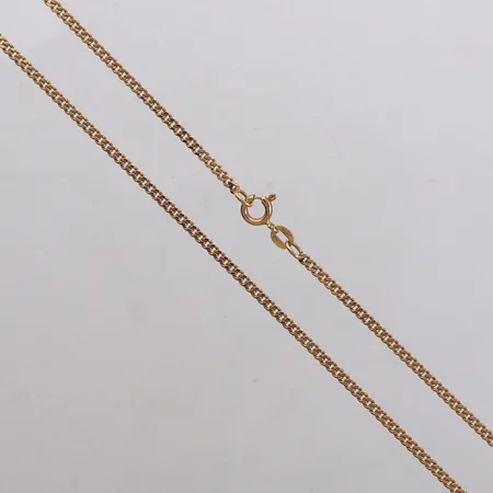 Kedja Pansar, längd 46,5cm, bredd 2mm, 18K Vikt: 7,7 g