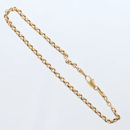 Armband Ärtlänk, defekt av, längd 19cm, bredd 2mm, 18k Vikt: 1,9 g