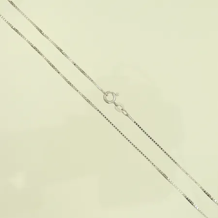 Halskedja venezia, 36 cm bredd 1mm, silver 925/1000-delar 2,3g Vikt: 2,3 g