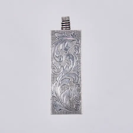 Parfymflaska, höjd: ca 5cm, bredd: ca 16mm, 935/1000 Silver Vikt: 9,3 g