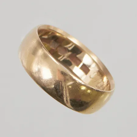 Ring, Ø17¾, bredd:6mm, gravyr, 18K 6,7g.