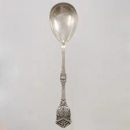 Serveringssked, 20cm, monogram "E", 830/1000 Silver 49,7g.