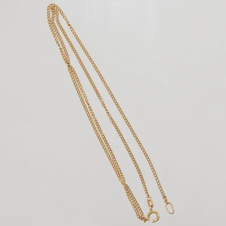 Kedja Pansar, 46cm, bredd 1,6mm, defekt lås, 18K, Vikt: 4,7 g