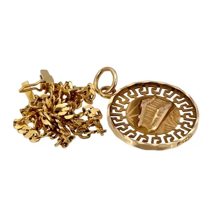 Diverse smycken, 14K guld - 1,5g, 18K guld - 2,8g, defekter, slitage