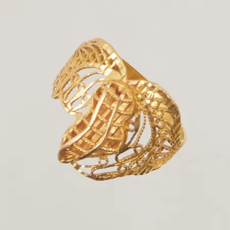 Ring, Ø19¾, bredd:18mm, 21K 3,9g.