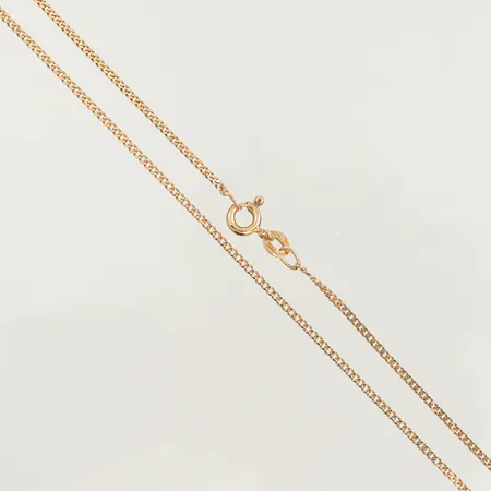 Halskedja pansar, 46cm bredd 1,5mm, 18K Vikt: 3,4 g