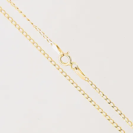 Kedja, längd 44,5cm, bredd 1,6mm, 14K  Vikt: 1,1 g