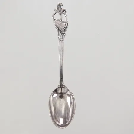 Kaffesked, modell Blåklocka, 10,2cm, 830/1000 silver,  Vikt: 7,7 g