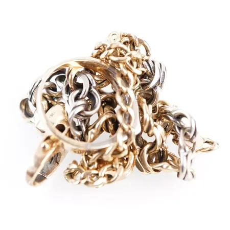 Diverse guld, 14k Vikt: 31,4 g