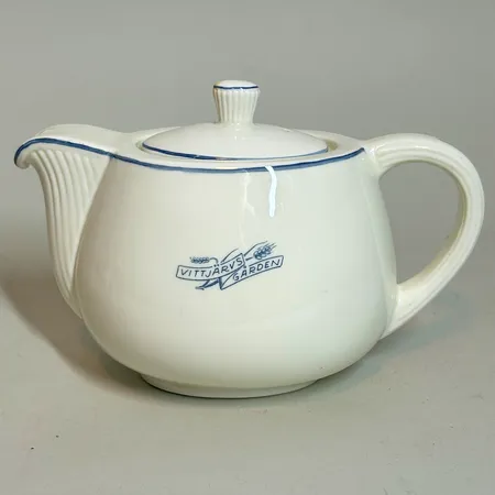 Tekanna Gustavsberg, benporslin, 12cm, från Vittjärvsgården