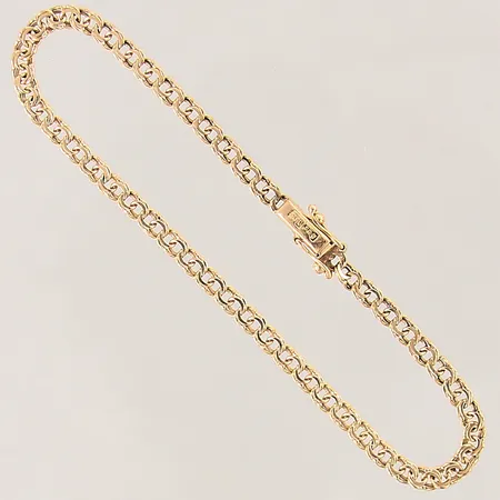 Armband Bismarck, längd: 18,5cm, bredd: 3,1mm, 18K Vikt: 4 g