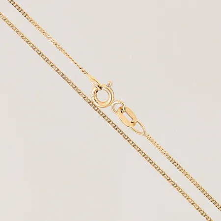 Kedja Pansar, längd: 38,5cm, bredd: 1mm, 18K Vikt: 1,8 g