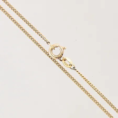 Kedja Pansar, längd 51,5cm, bredd 1,4mm, 18K  Vikt: 4 g