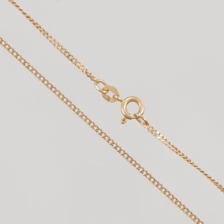 Kedja, pansar, 46cm, bredd:1mm, 18K 4,0g.